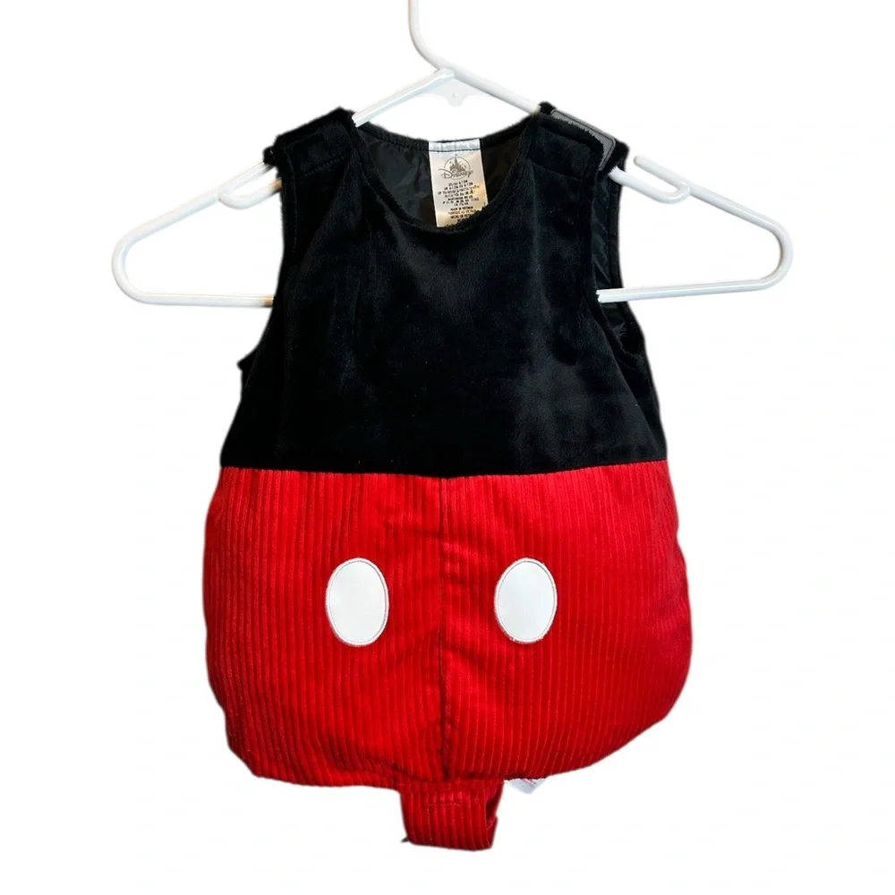 Disney Store Plush Mickey Mouse Halloween Costume Size 6-12 Months - Picture 1 of 4